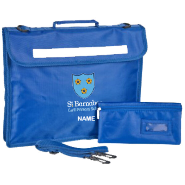 St Barnabas Book Bag - Royal Thumbnail